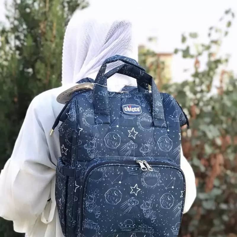 کوله پشتی لوازم نوزاد چیکو طرح فضایی